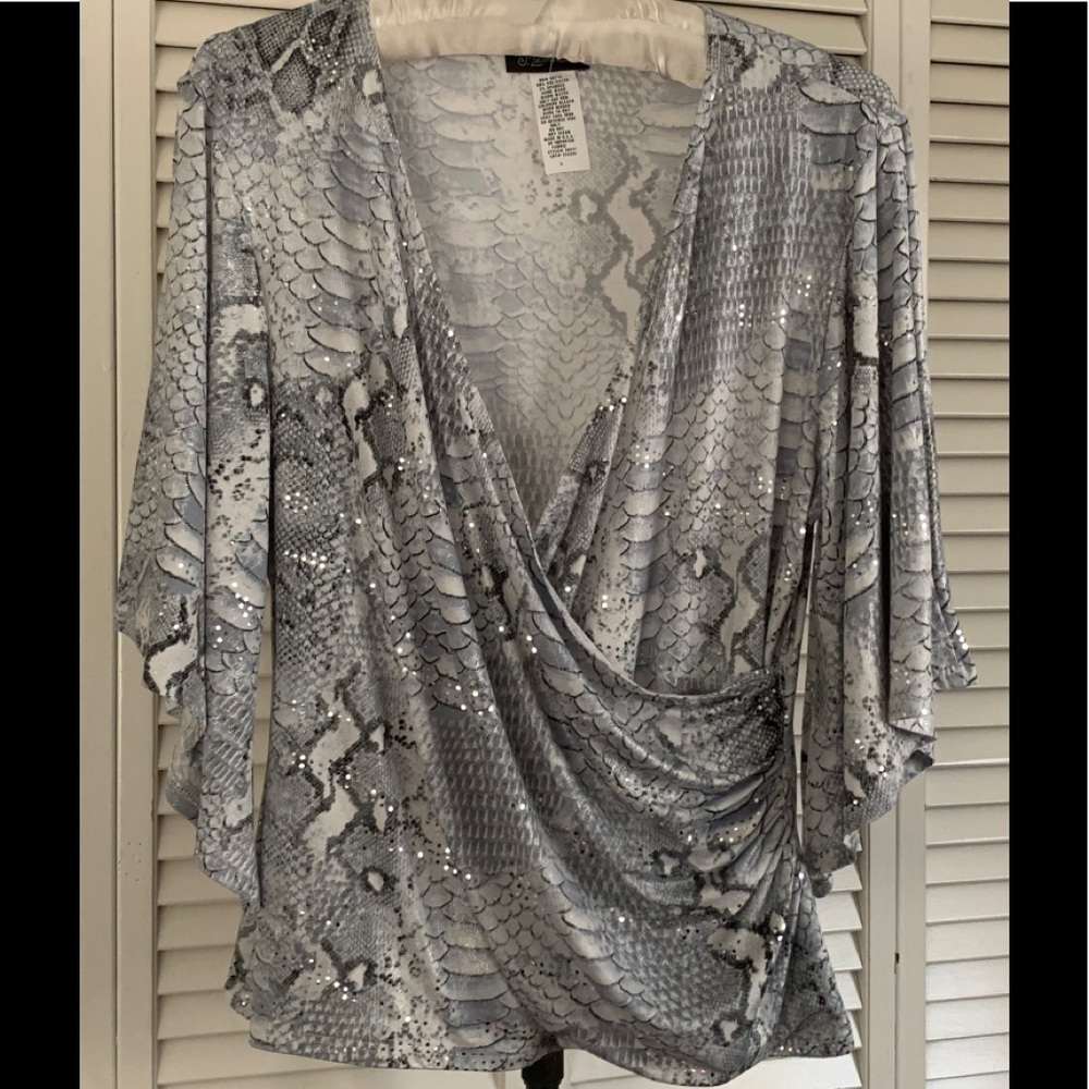 S. Levine Ruched Blouse